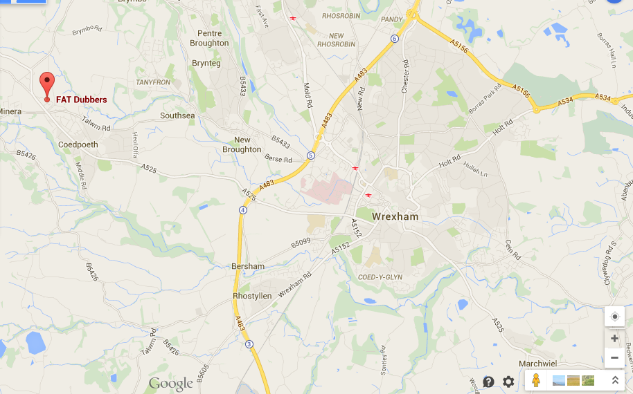 Wrexham Clwyd Location
